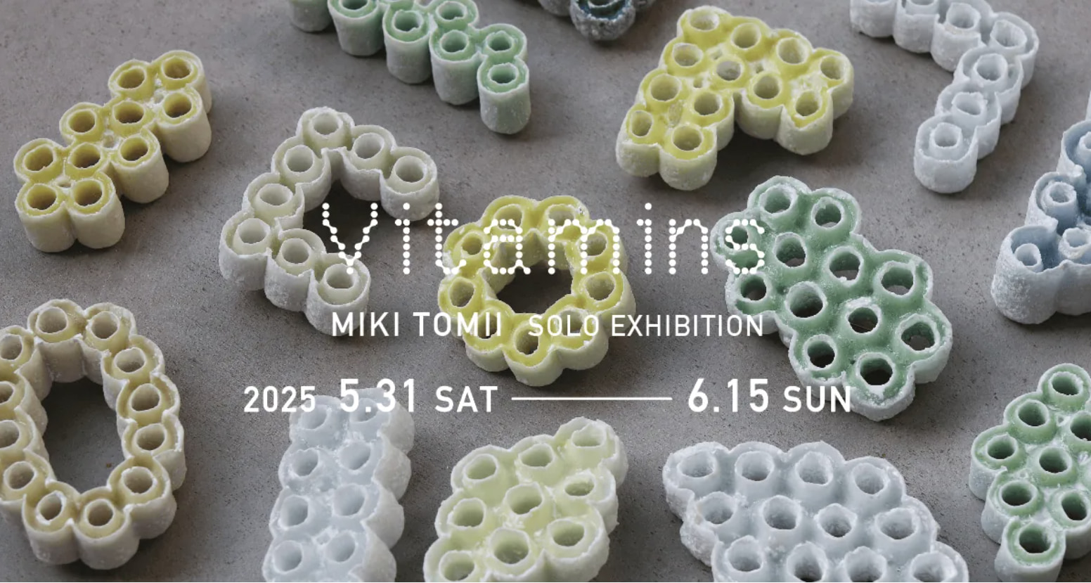冨井弥樹 個展 「Vitamins」