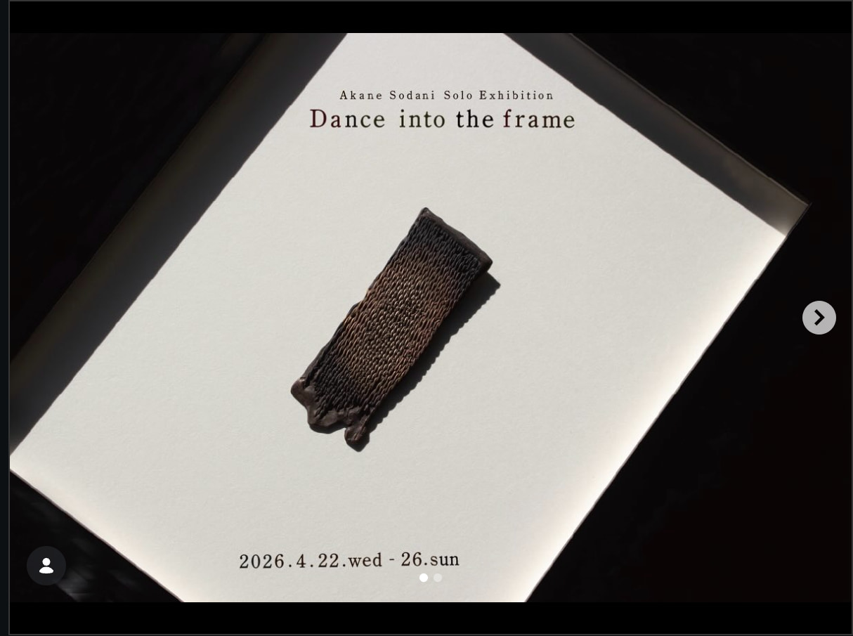 曽谷朱音個展 『Dance into the frame』